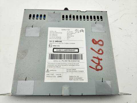 Foto 3ª: Sistema Audio Radio CD Peugeot 508 ACTIVE 150CV 110KW [AH01] (2016)