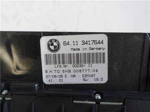 Foto 3ª: Mando Climatizador Bmw X3 2.0 D E83 [M47N 204 D4] (2006)