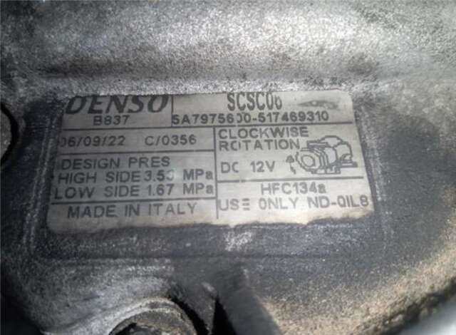 Compresor Aire Acondicionado Fiat Doblo 1.3 D II MULTIJET