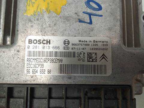 Foto 4ª: Centralita Motor ECU Peugeot 4007 2.2 HDI 156CV 115KW [4HN (DW12MTED4),4HK (DW12ME5)] (2009)