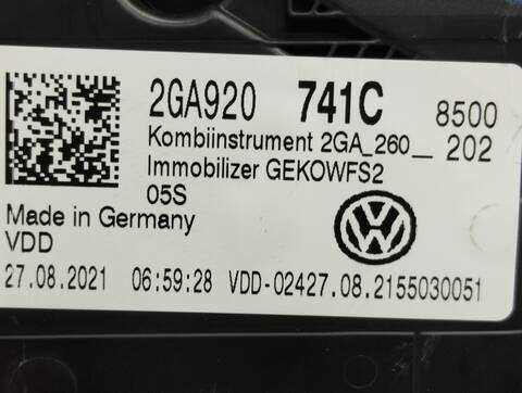 Foto 3ª: Cuadro de Instrumentos Volkswagen T-Roc BASIS 116CV 85KW [DTRD] (2021)