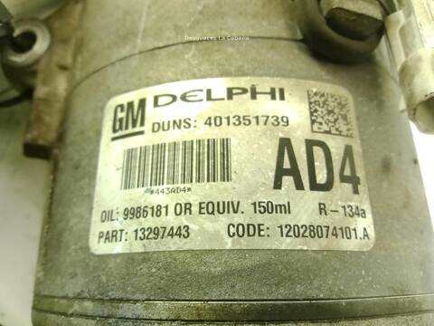 Foto 2ª: Compresor Aire Acondicionado Opel Astra 1.7 CDTI L08) [Z 17 DTR] (2005)