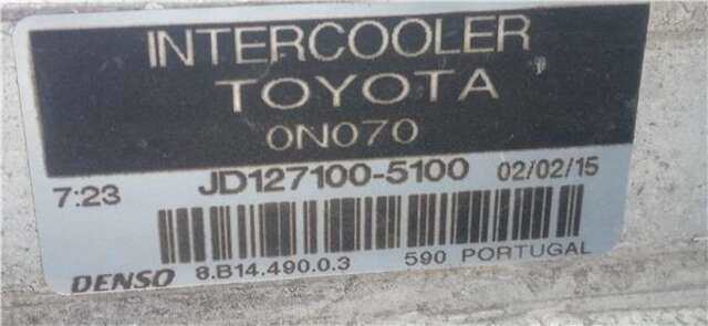 Foto 2ª: Intercooler Toyota Yaris 1.4 D-4D [1ND-TV]