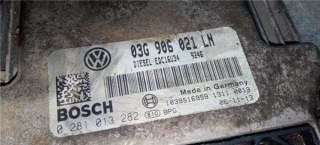 Centralita Motor ECU Seat Altea 1.9 FAMILY [1.9 LTR. - 77 KW TDI]