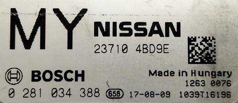 Foto 3ª: Centralita Motor ECU Nissan X-Trail M9R868 T32) (2018)