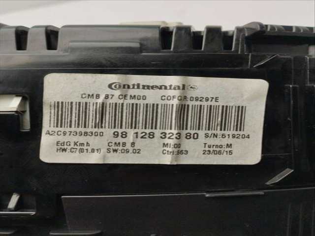 Foto 3ª: Cuadro de Instrumentos Citroen C4 FEEL EDITION 110CV 81KW [HN01] (2015)