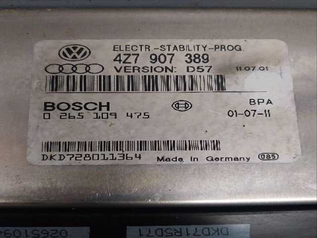 Foto 2ª: Centralita Abs ESP Audi A6 2.5 TDI [D BFC] (2003)