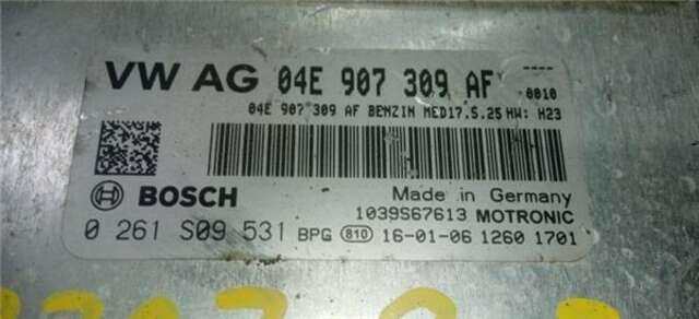 Centralita Motor ECU Seat Ibiza 1.2 ERENCE CONNECT [1.2 LTR. - 66 KW TSI]