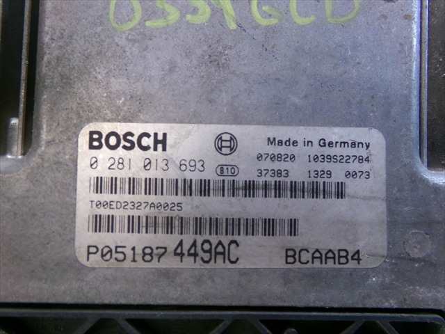 Foto 4ª: Centralita Motor ECU Dodge Caliber 2.0 CRD 2006-2012 [BSY] (2008)