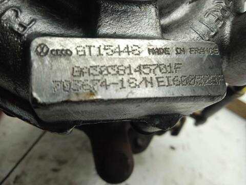 Foto 3ª: Turbocompresor Seat Cordoba 1.9 TDI BERLINA 90CV 66KW [AGR] (2001)