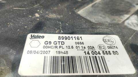 Foto 2ª: Faro Izquierdo Peugeot Expert PREMIUM 120CV 88KW [RHKDW10UTED4] (2007)