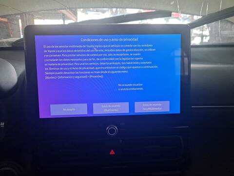 Foto 2ª: Pantalla Multifuncion Toyota Yaris MXPJ1) 1.5 HYBRID 92CV [M15A] (2024)