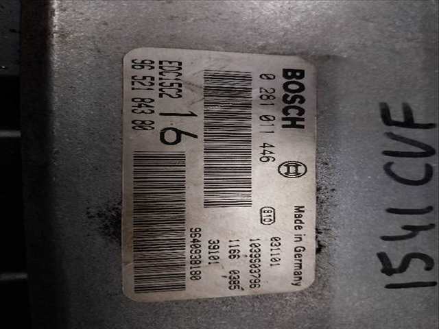 Foto 2ª: Centralita Motor ECU Peugeot 406 2.2 HDI COUPE [D-4HX] (2004)