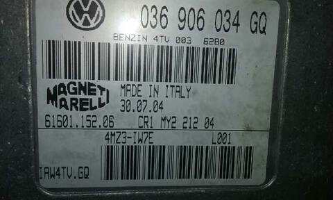 Foto 2ª: Centralita Motor ECU Volkswagen Polo 1.4 16V 75CV 55KW [BKY] (2004)