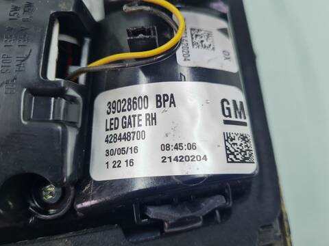 Foto 4ª: Piloto Portón Derecho Opel Zafira EXPRESSION START/STOP 120CV 88KW [B16DTH] (2016)