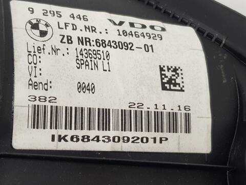 Foto 3ª: Cuadro de Instrumentos Bmw X1 2.0 16V TD 150CV [B47C20A] (2015)