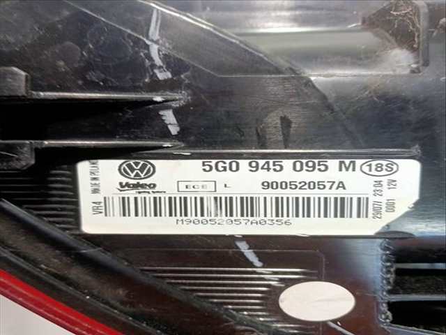 Foto 3ª: Piloto Trasero Izquierdo Volkswagen Golf 2.0 TDI 150CV (2013)