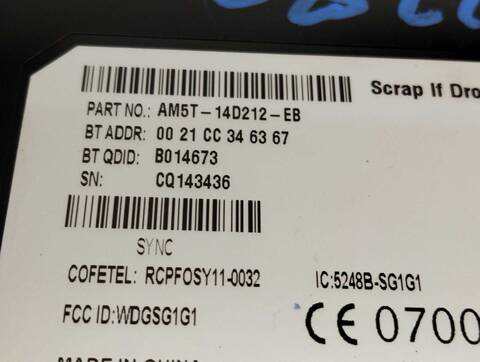 Foto 2ª: Centralita Motor ECU Ford C Max 1.6 ECOBOOST CAT 150CV 110KW GRAND [JQDB] (2013)