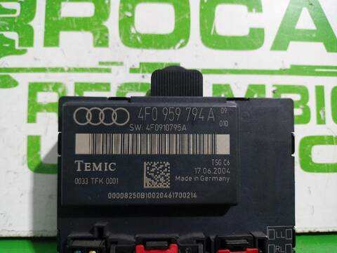 Foto 3ª: Centralita Cierre Centralizado Audi A6 2.4 177CV [BDW] (2004)