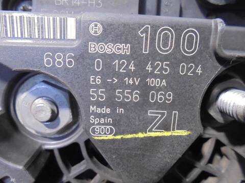 Foto 4ª: Alternador Opel Astra EDITION 90CV 66KW [Z14XEP] (2006)