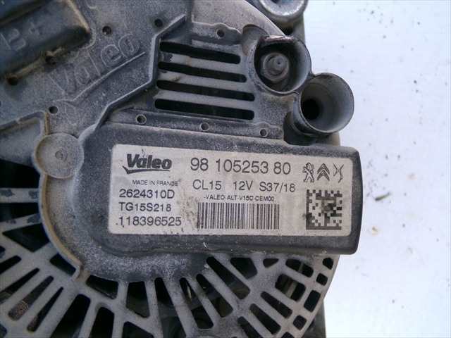 Foto 2ª: Alternador Citroen Berlingo 1.6 HDI 2015-2019 [BH02] (2019)