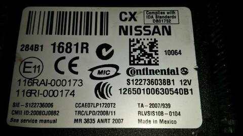 Foto 2ª: Caja Reles Fusibles Renault Koleos PRIVILEGE 150CV 110KW [M9R833] (2010)