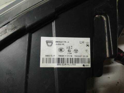 Foto 2ª: Faro Izquierdo Dacia Spring 4DB401 (2021)