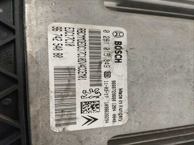 Foto 3ª: Centralita Motor ECU Citroen C3 1.4 HDI 68CV 50KW [8HR] (2011)