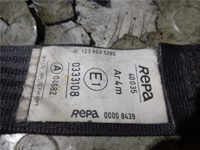 Foto 3ª: Cinturón Delantero Derecho Mercedes 300 D (123.130) SEDAN [OM 617.912]