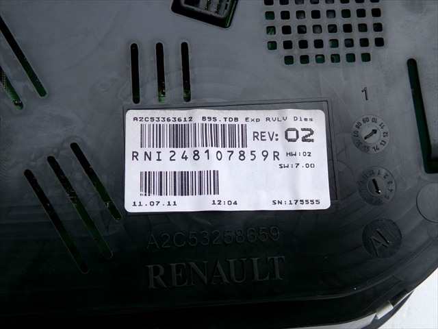 Foto 3ª: Cuadro de Instrumentos Renault Megane 1.5 DCI RANCHERA, 2008-2013 [K9KJ8] (2011)