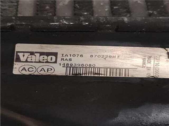 Foto 3ª: Intercooler Peugeot 807 2.2 ST [2.2 LTR. - 94 KW HDI FAP CAT (4HW - DW12C)] [4HW (DW12C)]