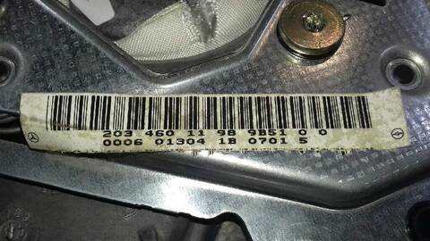 Foto 3ª: Airbag Delantero Izquierdo Mercedes Clase C 160 C 220 T CDI 203.206) 143CV 105KW FAMILIAR [OM611962] (2001)