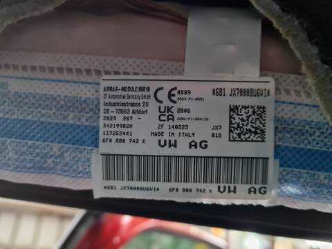 Airbag Cortina Delantero Derecho Seat Ibiza FR XM 110CV 81KW