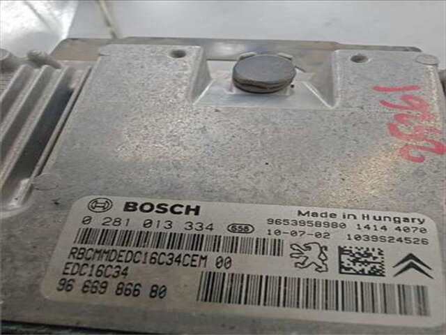 Foto 2ª: Centralita Motor ECU Peugeot 3008 1.6 PREMIUM [1.6 LTR. - 80 KW HDI FAP CAT (9HZ - DV6TED4)] [9HZ / DV6TED4]