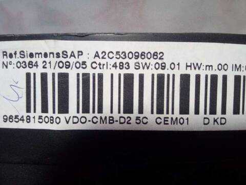 Foto 4ª: Cuadro de Instrumentos Peugeot 407 PACK COUPE 204CV 150KW [UHZ] (2006)