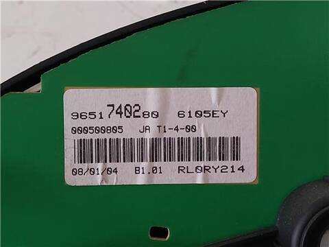 Foto 3ª: Cuadro de Instrumentos Peugeot 206 1.4 HDI ECO 70 68CV 50KW [8HX (DV4TD)] (2004)