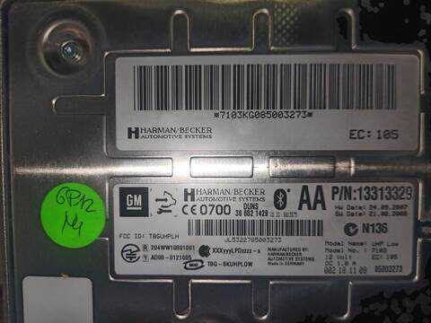 Foto 3ª: Centralita Check Control Opel Insignia EDITION BERLINA 131CV 96KW [A20DTH] (2008)