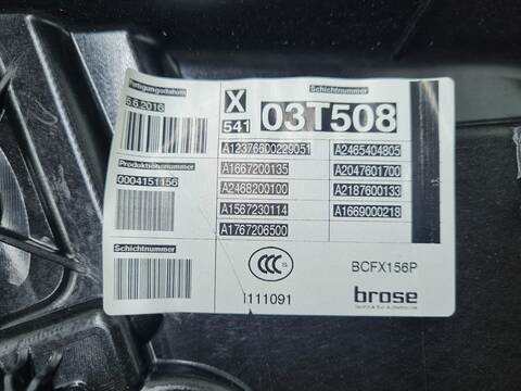 Foto 2ª: Elevalunas Eléctrico Delantero Izquierdo Mercedes Clase G 230 GLA 200 CDI 156.908) 136CV 100KW [651930] (2016)