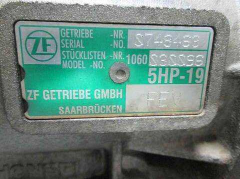 Foto 2ª: Caja Cambios Automatica Volkswagen Passat AWT AUT. (2002)