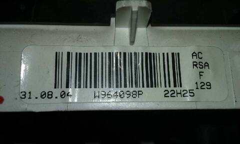 Foto 3ª: Mando Calefacción A. A. Nissan Primastar 1.9 DCI DIESEL CAT 101CV 74KW [F9Q760] (2004)