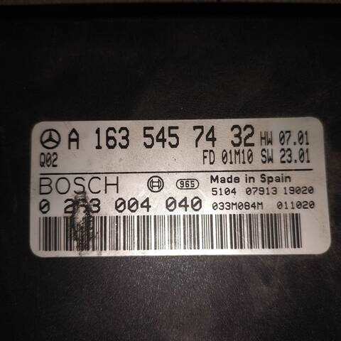 Foto 3ª: Centralita Cambio Automatico Mercedes Clase ML 320 G W163) 163.154) [M112942] (2002)