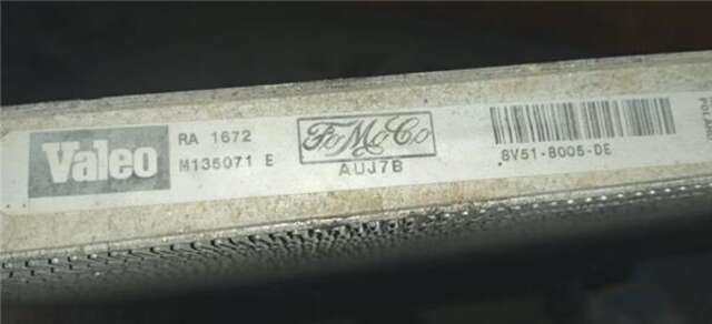 Radiador Motor Ford Fiesta 1.4 AMBIENTE [1.4 LTR. - 50 KW TDCI CAT]