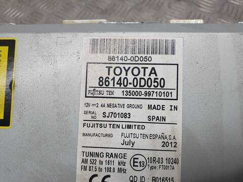 Foto 3ª: Sistema GPS Toyota Yaris ACTIVE HYBRID 75CV 55KW [1NZ] (2012)