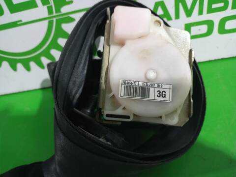 Foto 3ª: Cinturón Trasero Izquierdo Citroen C4 1.6 16V HDI FAP 109CV [9HZDV6TED4] (2007)