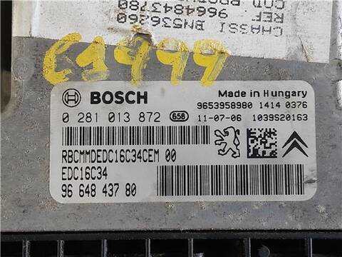Foto 3ª: Centralita Motor ECU Citroen Berlingo 1.6 HDI 75 75CV 55KW [9HT (DV6BTED4)] (2011)