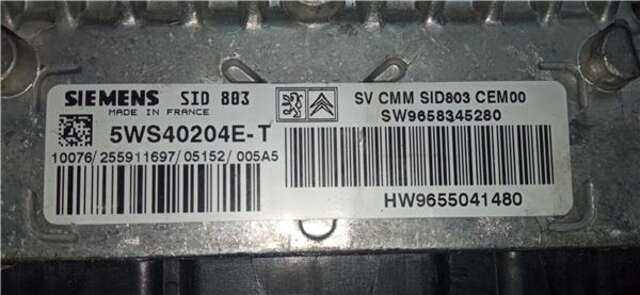 Centralita Motor ECU Peugeot 407 2.0 HDI 135