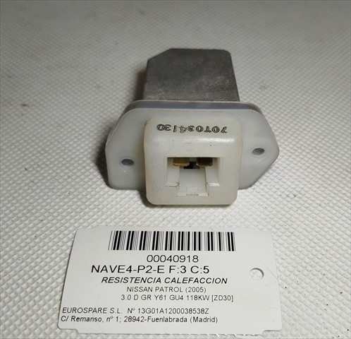 Foto 2ª: Calefacción Nissan Patrol 3.0 D GR Y61 GU4 [ZD30] (2005)