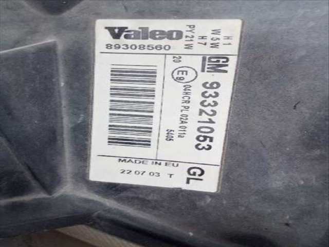 Foto 3ª: Faro Derecho Opel Meriva ENJOY 75CV 55KW [D-Y17DT] (2003)