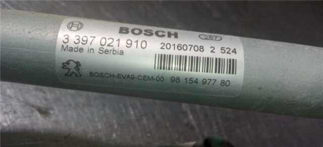 Motor Limpia Delantero Peugeot 208 1.2 ALLURE [1.2 LTR. - 81 KW 12V E-THP - PURETECH]
