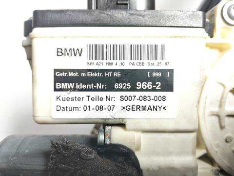 Foto 2ª: Elevalunas Manual Trasero Derecho Bmw X3 3.0 TD CAT 218CV (2004)